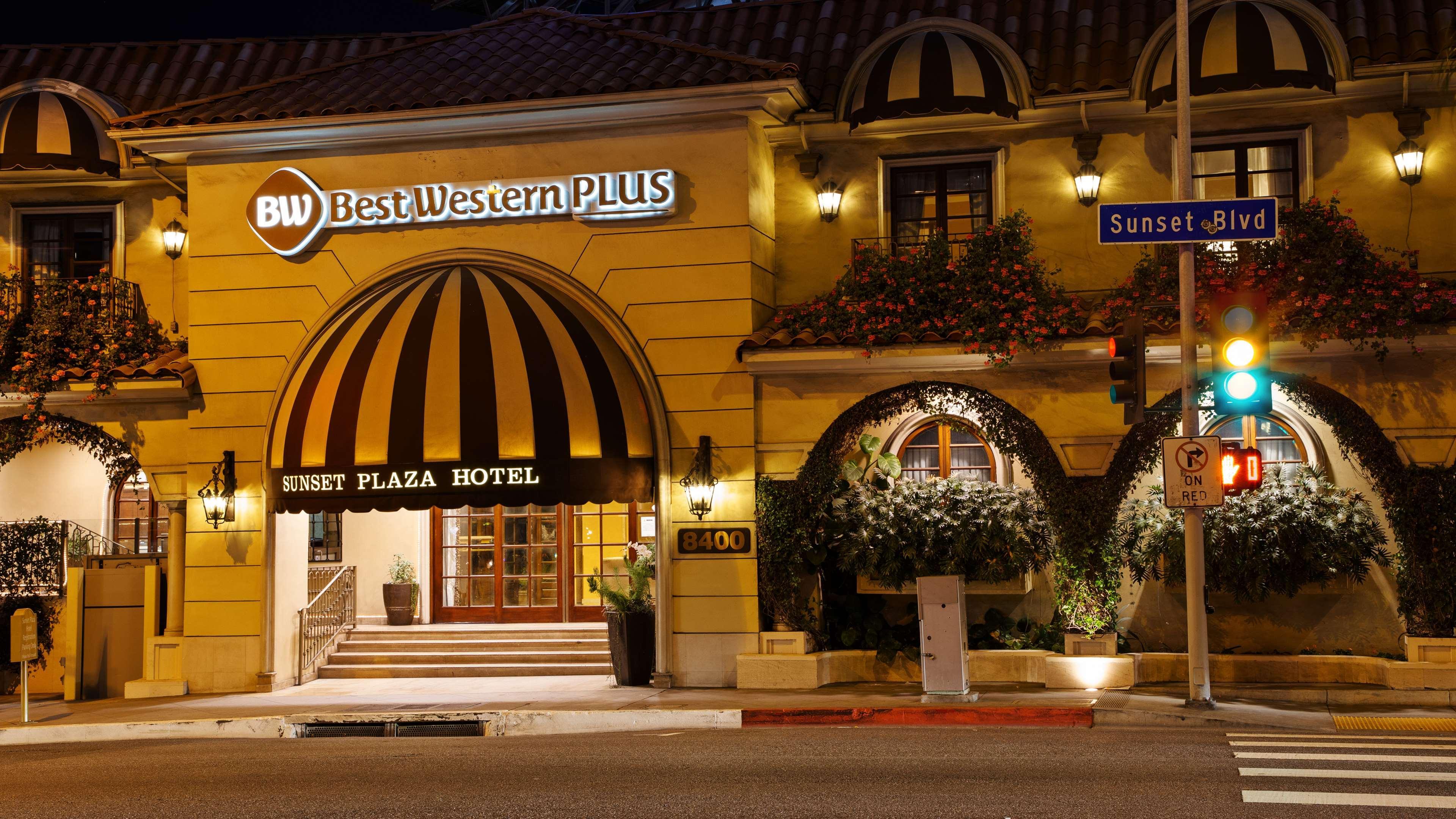 Best Western Plus Sunset Plaza Hotel Лос Анджелис Екстериор снимка